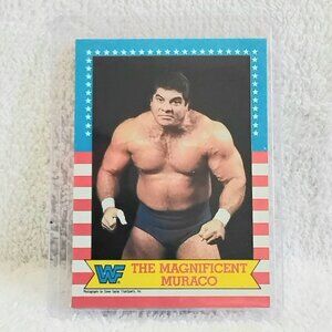 3/$25 Mint 1987 Topps The Magnificent Muraco Wrestling Stars WWF Card 16!!